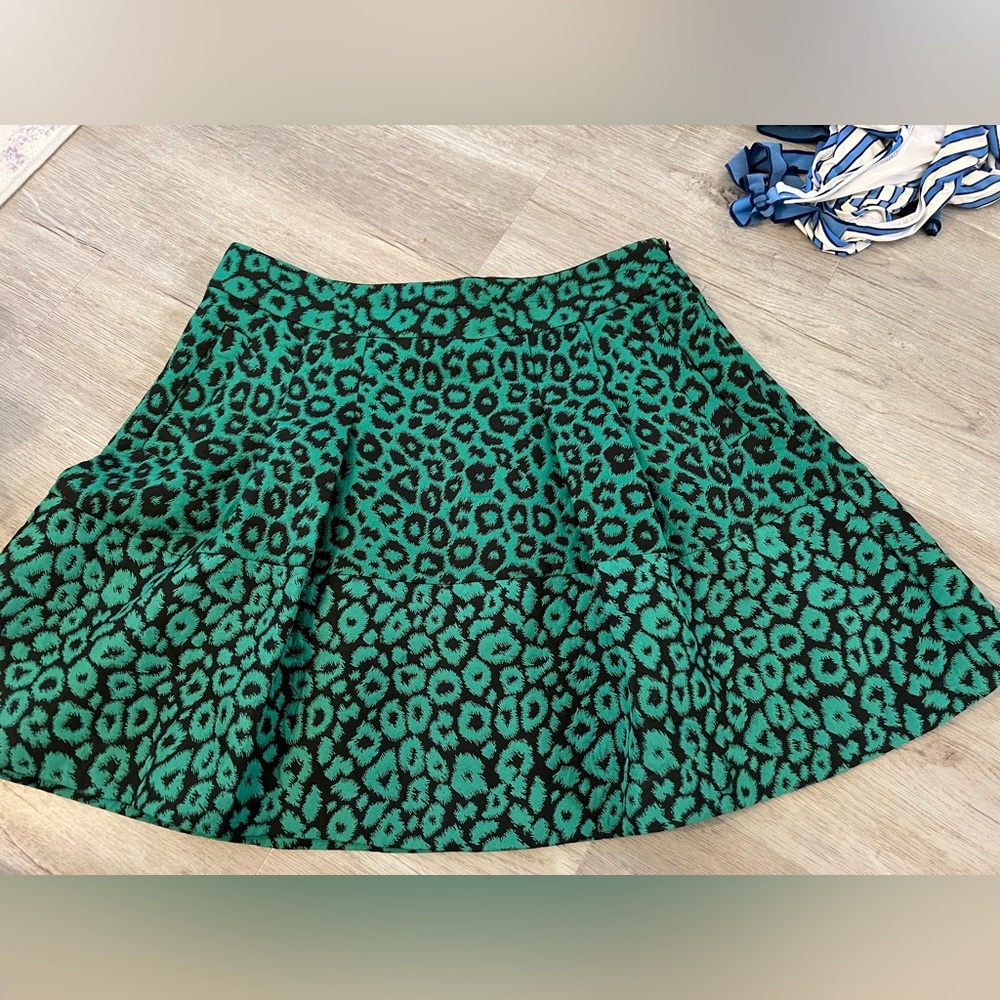 Banana Republic Leopard Mini Skirt